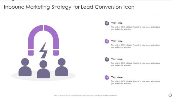 Inbound Marketing Strategy For Lead Conversion Icon