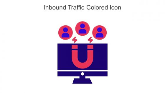 Inbound Traffic Colored Icon In Powerpoint Pptx Png And Editable Eps Format