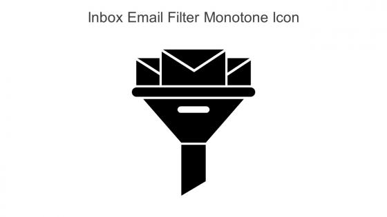 Inbox Email Filter Monotone Icon In Powerpoint Pptx Png And Editable Eps Format