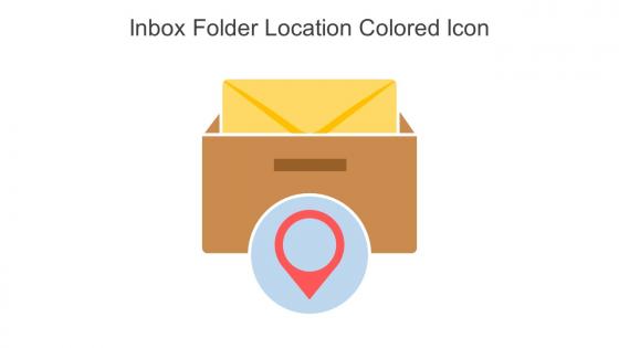 Inbox Folder Location Colored Icon In Powerpoint Pptx Png And Editable Eps Format