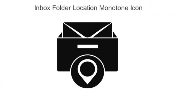 Inbox Folder Location Monotone Icon In Powerpoint Pptx Png And Editable Eps Format