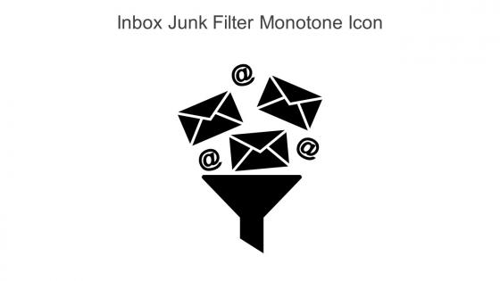 Inbox Junk Filter Monotone Icon In Powerpoint Pptx Png And Editable Eps Format