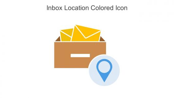 Inbox Location Colored Icon In Powerpoint Pptx Png And Editable Eps Format