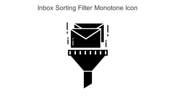 Inbox Sorting Filter Monotone Icon In Powerpoint Pptx Png And Editable Eps Format