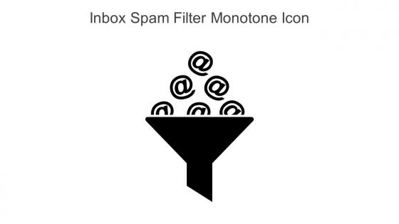 Inbox Spam Filter Monotone Icon In Powerpoint Pptx Png And Editable Eps Format