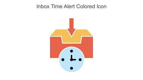 Inbox Time Alert Colored Icon In Powerpoint Pptx Png And Editable Eps Format