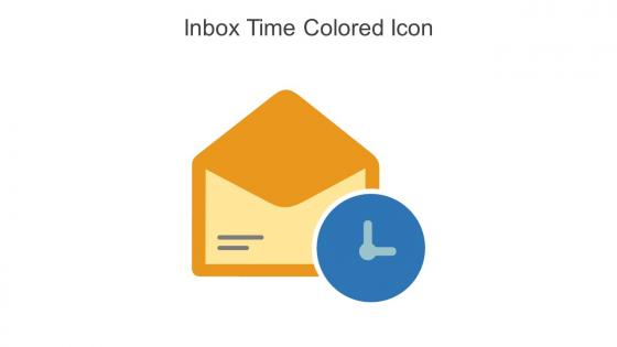 Inbox Time Colored Icon In Powerpoint Pptx Png And Editable Eps Format