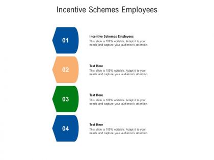 Incentive schemes employees ppt powerpoint presentation professional display cpb