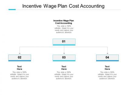 Incentive wage plan cost accounting ppt powerpoint presentation template cpb