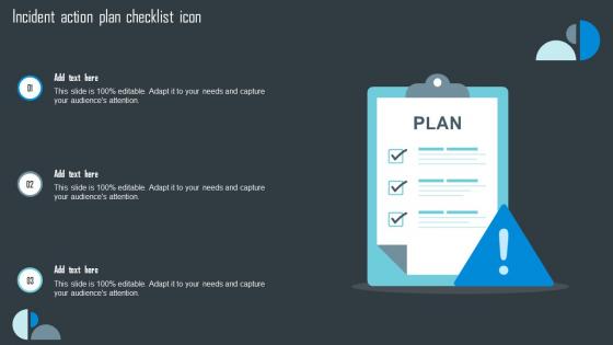 Incident Action Plan Checklist Icon