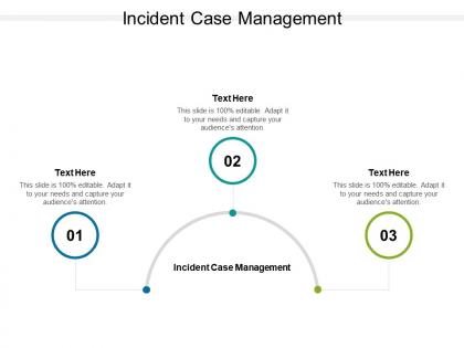 Incident case management ppt powerpoint presentation file templates cpb