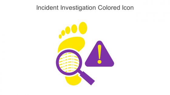 Incident Investigation Colored Icon In Powerpoint Pptx Png And Editable Eps Format