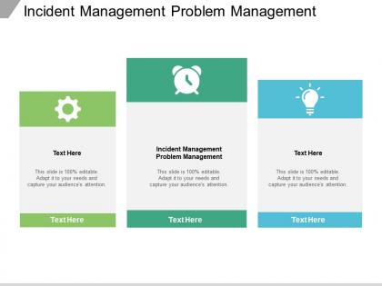 Incident management problem management ppt powerpoint styles shapes cpb
