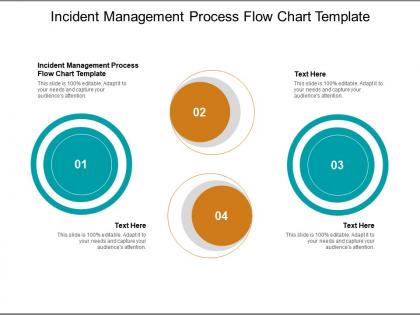 Incident management process flow chart template ppt summary structure cpb