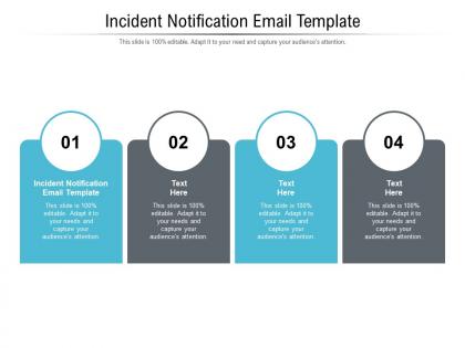Incident notification email template ppt infographic template demonstration cpb