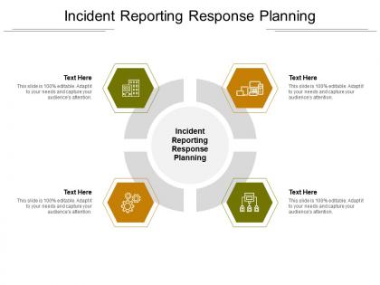Incident reporting response planning ppt powerpoint presentation infographic template structure cpb