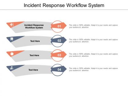 Incident response workflow system ppt powerpoint presentation show format ideas cpb