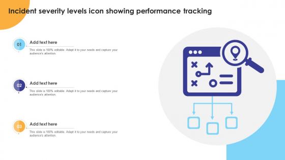 Incident Severity Levels Icon Showing Performance Tracking