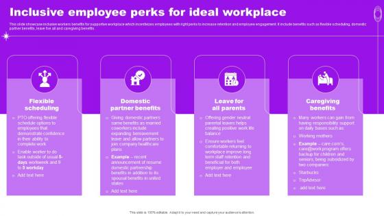 Inclusive Employee Perks For Ideal Workplace