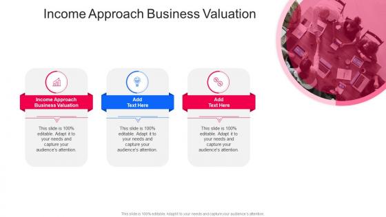 Income Approach Business Valuation In Powerpoint And Google Slides Cpb