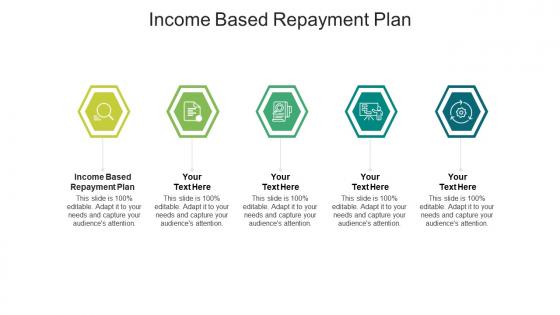Income based repayment plan ppt powerpoint presentation pictures graphic tips cpb