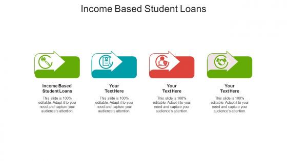 Income based student loans ppt powerpoint presentation icon grid cpb