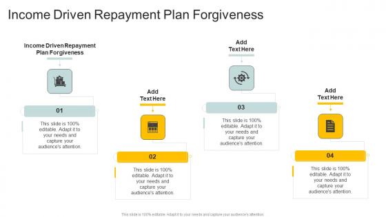 Income Driven Repayment Plan Forgiveness In Powerpoint And Google Slides Cpb