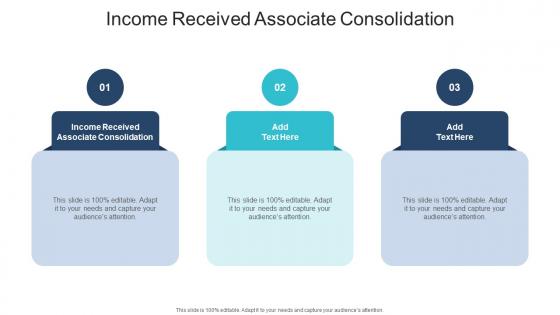 Income Received Associate Consolidation In PowerPoint And Google Slides Cpb