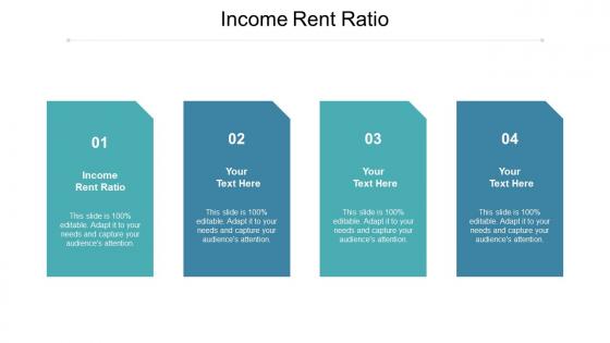 Income rent ratio ppt powerpoint presentation styles guide cpb