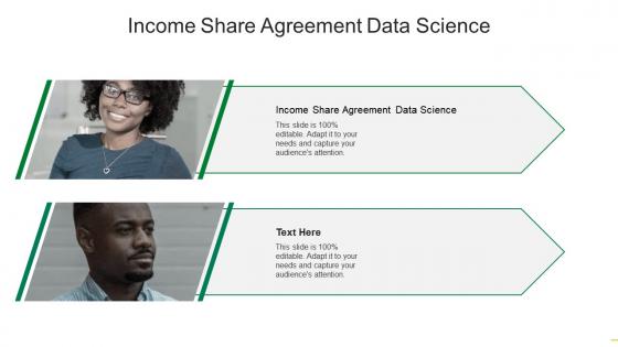 Income share agreement data science ppt powerpoint presentation inspiration cpb