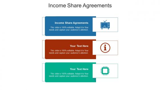 Income share agreements ppt powerpoint presentation gallery icons cpb