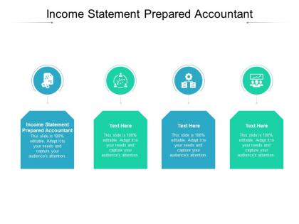 Income statement prepared accountant ppt powerpoint presentation ideas deck cpb