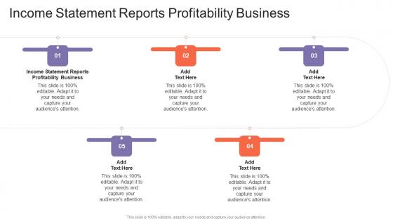 Income Statement Reports Profitability Business In Powerpoint And Google Slides Cpb