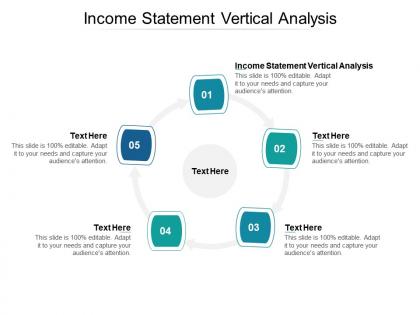 Income statement vertical analysis ppt powerpoint presentation summary visual aids cpb