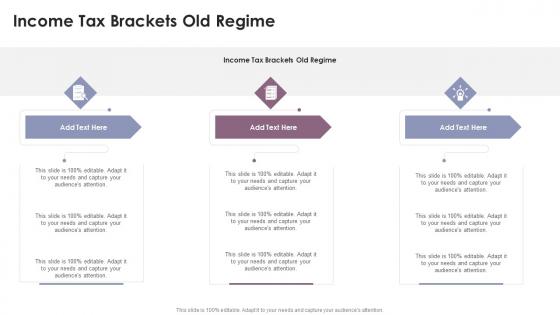 Income Tax Brackets Old Regime In Powerpoint And Google Slides Cpb