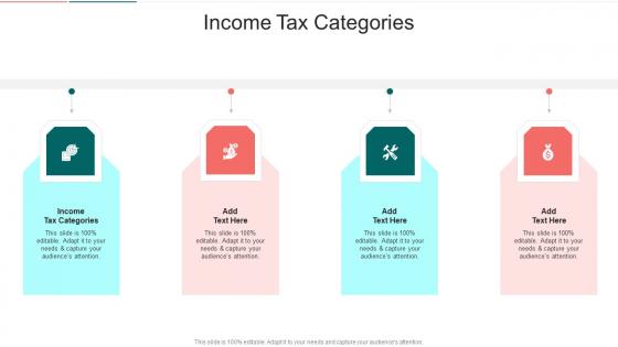 Income Tax Categories In Powerpoint And Google Slides Cpb
