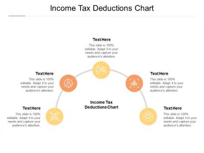Income tax deductions chart ppt powerpoint presentation file show cpb
