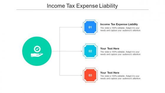 Income tax expense liability ppt powerpoint presentation pictures cpb
