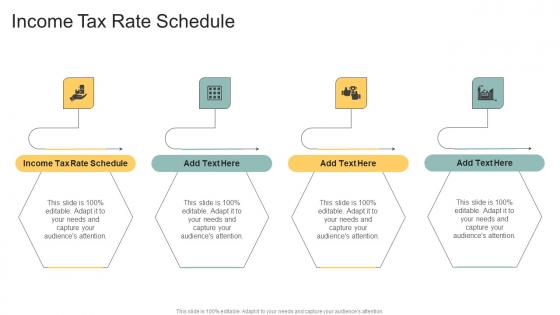 Income Tax Rate Schedule In Powerpoint And Google Slides Cpb