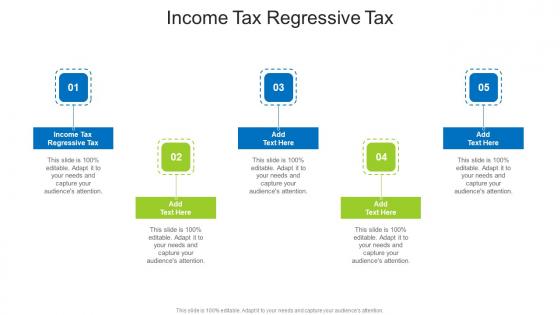 Income Tax Regressive Tax In Powerpoint And Google Slides Cpb