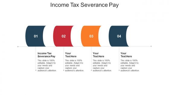 Income tax severance pay ppt powerpoint presentation ideas example topics cpb
