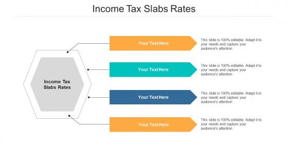 Income tax slabs rates ppt powerpoint presentation ideas clipart cpb