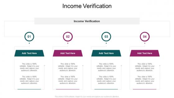 Income Verification In Powerpoint And Google Slides Cpb