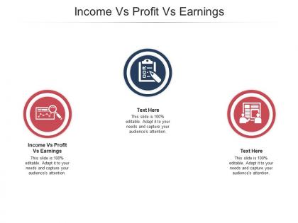 Income vs profit vs earnings ppt powerpoint presentation file inspiration cpb