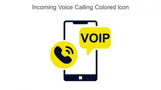 Incoming Voice Calling Colored Icon In Powerpoint Pptx Png And Editable Eps Format