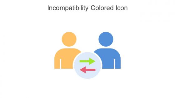 Incompatibility Colored Icon In Powerpoint Pptx Png And Editable Eps Format