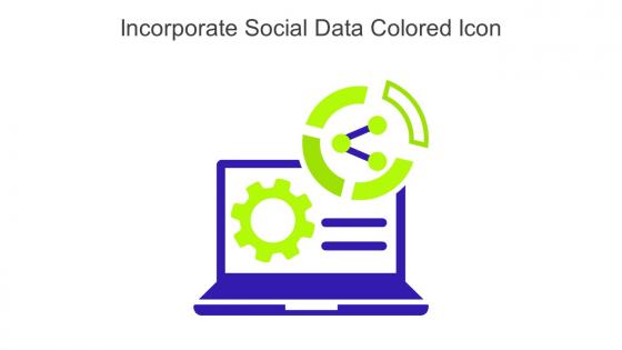 Incorporate Social Data Colored Icon In Powerpoint Pptx Png And Editable Eps Format