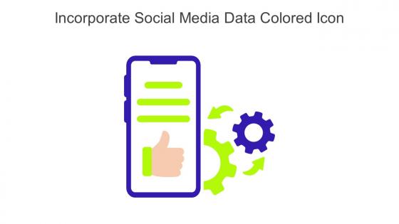 Incorporate Social Media Data Colored Icon In Powerpoint Pptx Png And Editable Eps Format