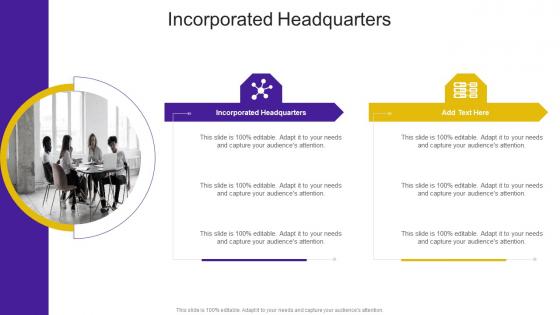 Incorporated Headquarters In Powerpoint And Google Slides Cpb