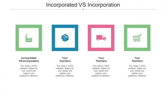Incorporated Vs Incorporation Ppt Powerpoint Presentation Summary Shapes Cpb